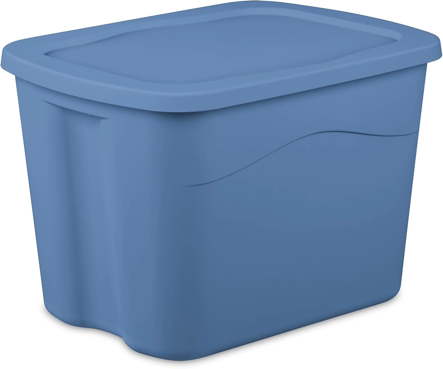 18-Gallon Plastic Storage Bins with Snap-on Lids - 8-Pack, Home Organization Essential detail 4