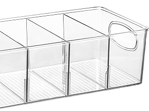 ClearSpace Pantry Organizers and Storage, Cabinet & Kitchen Organizer and Storage - Fridge Organizer, Drawer Organizer and Snack Organizer - Refrigerator and Cupboard Shelf Organizer detail 7