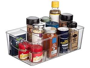 ClearSpace Pantry Organizers and Storage, Cabinet & Kitchen Organizer and Storage - Fridge Organizer, Drawer Organizer and Snack Organizer - Refrigerator and Cupboard Shelf Organizer detail 8