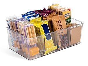 ClearSpace Pantry Organizers and Storage, Cabinet & Kitchen Organizer and Storage - Fridge Organizer, Drawer Organizer and Snack Organizer - Refrigerator and Cupboard Shelf Organizer detail 10