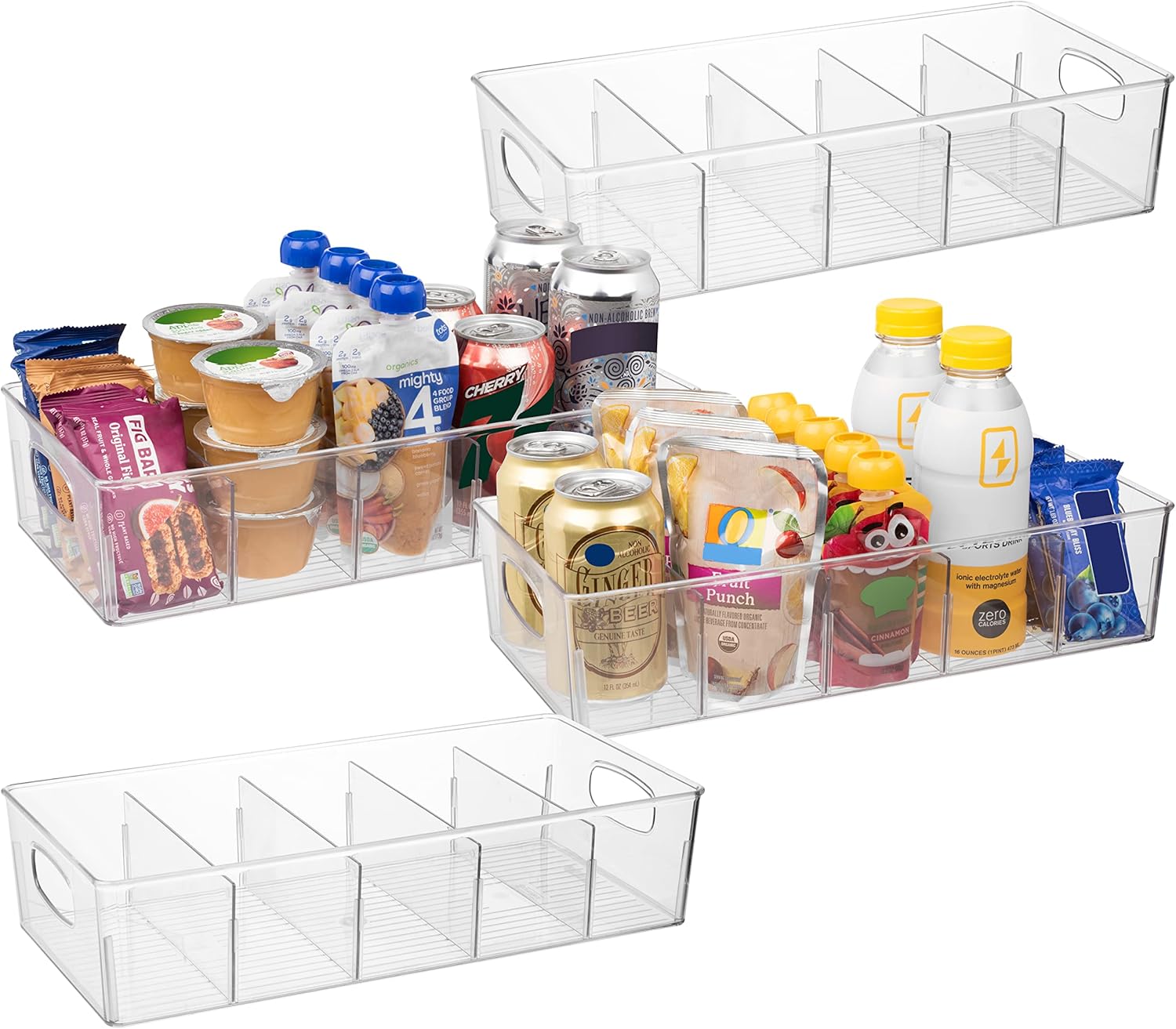 ClearSpace Pantry Organizers and Storage, Cabinet & Kitchen Organizer and Storage - Fridge Organizer, Drawer Organizer and Snack Organizer - Refrigerator and Cupboard Shelf Organizer detail 13