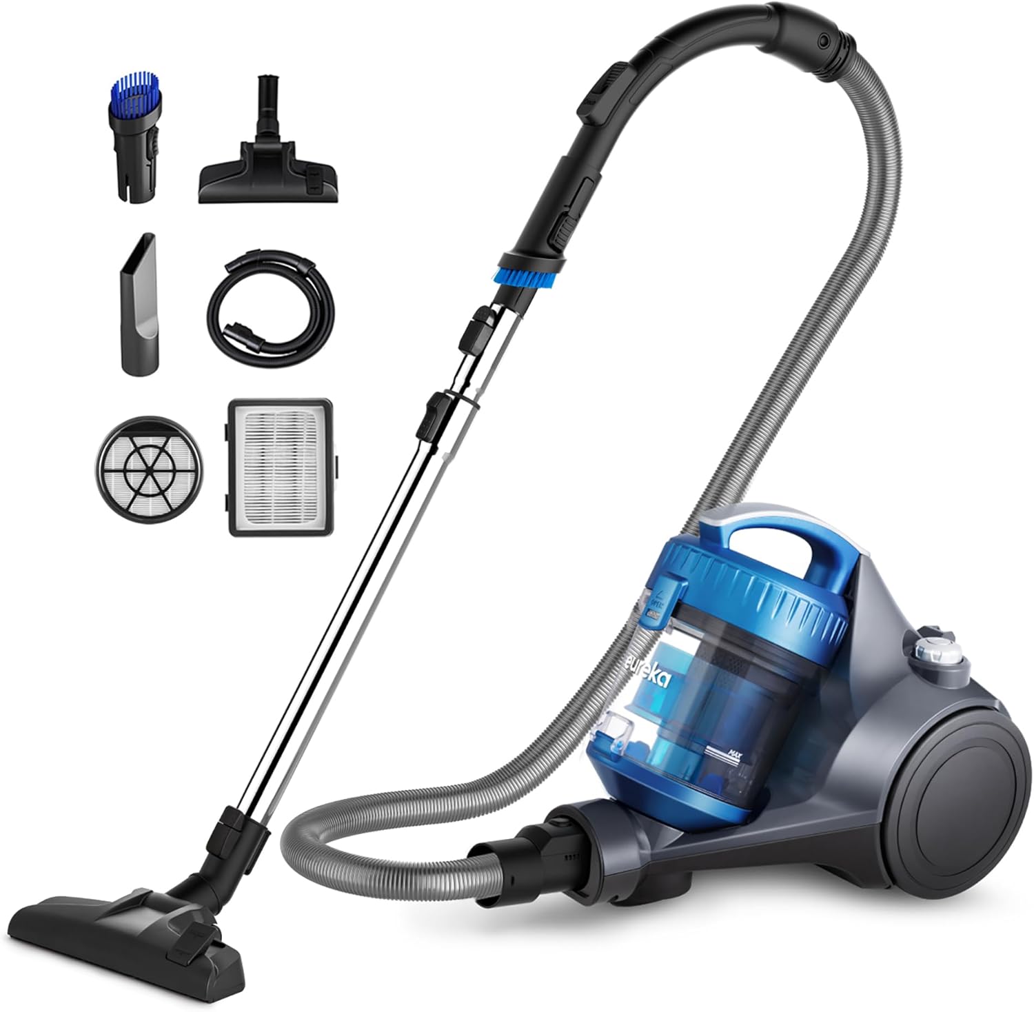 Eureka WhirlWind Bagless Canister 2.5L Vacuum Cleaner, Lightweight Vac for - View 3