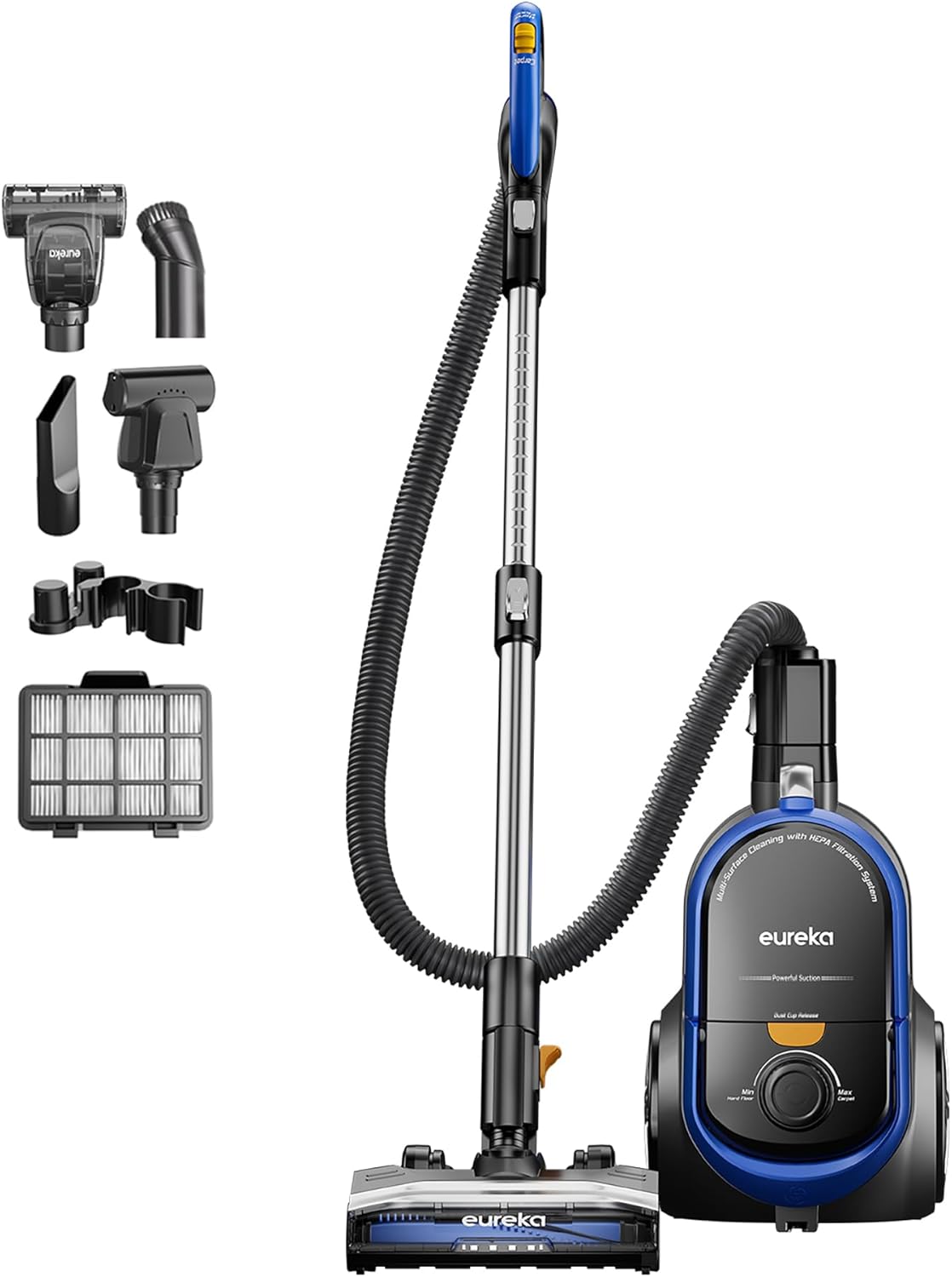 Eureka WhirlWind Bagless Canister 2.5L Vacuum Cleaner, Lightweight Vac for - View 5