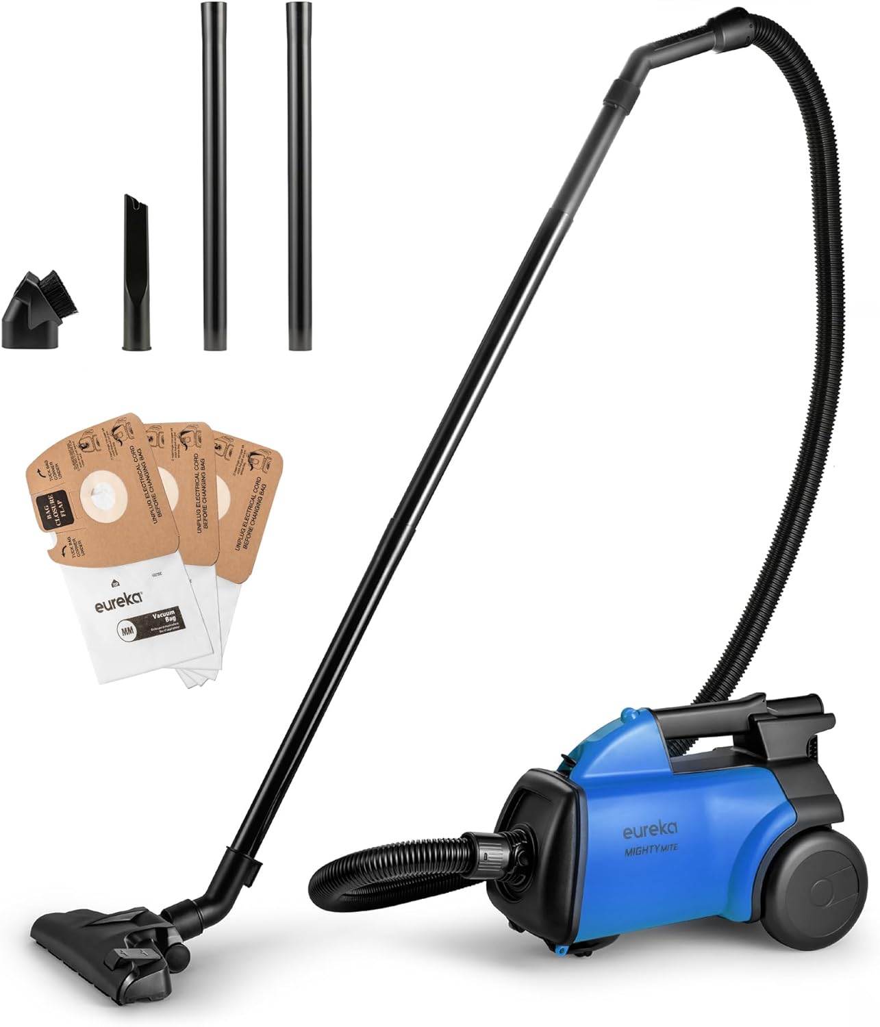 Eureka 3670M Canister Cleaner, Lightweight Powerful Vacuum for Carpets and Hard - View 2