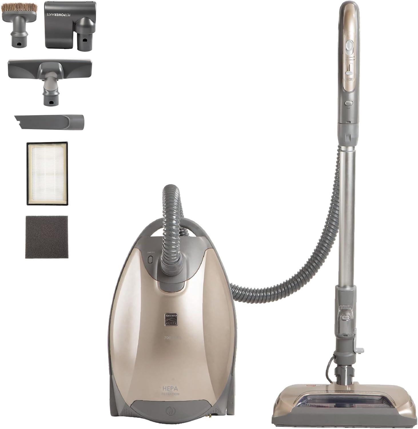 Kenmore 600 Series Pet Friendly Lightweight Bagged Canister Vacuum with Pet