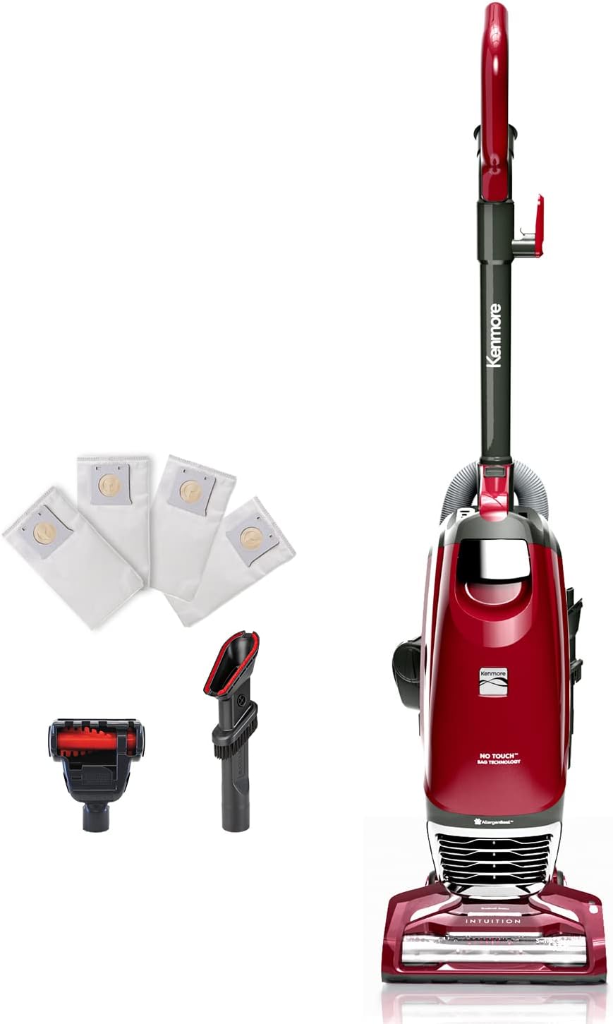 Kenmore Intuition Bagged Upright Vacuum Lift-Up Carpet Cleaner 2-Motor Power