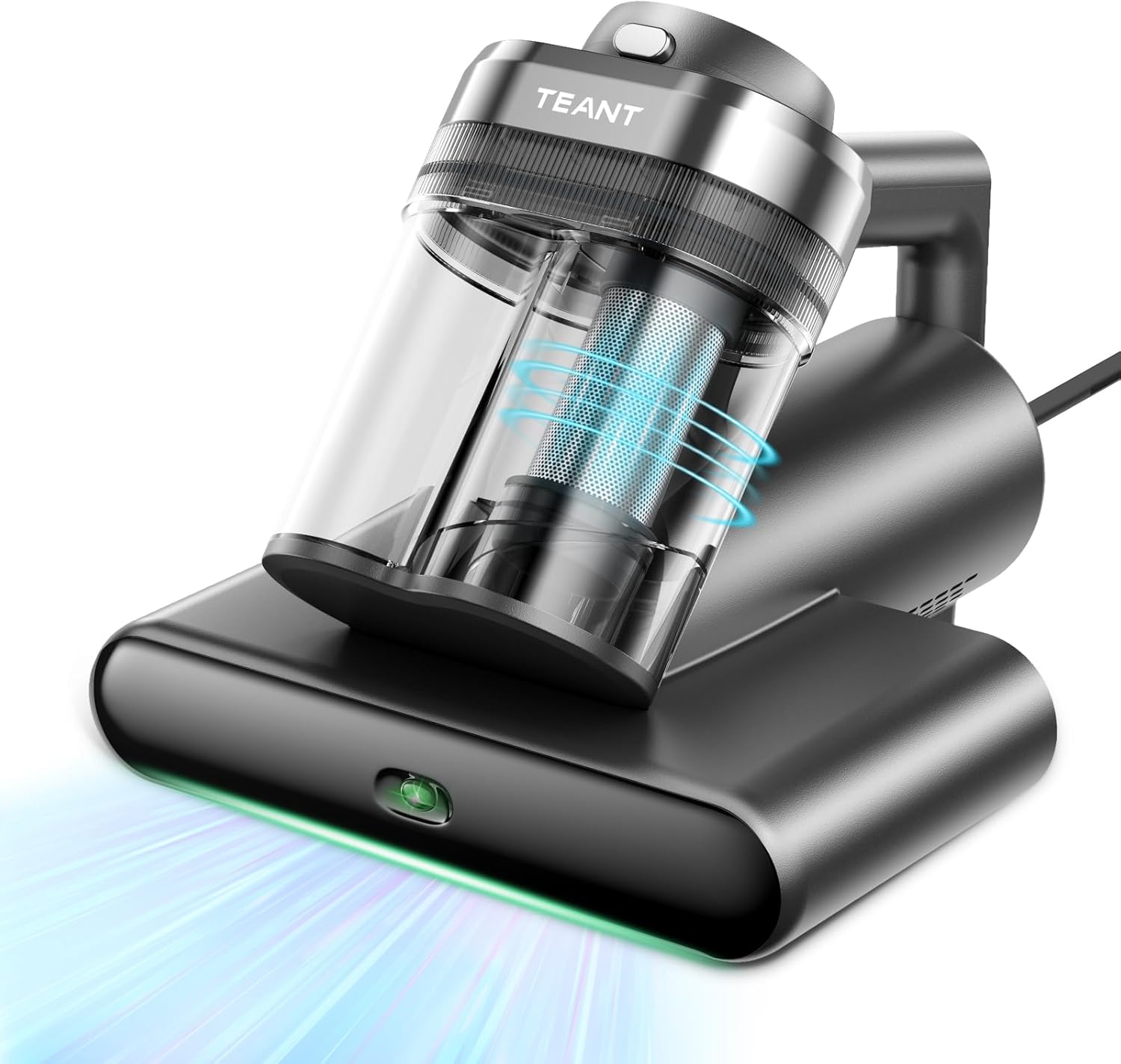 Teant Mattress Vacuum Bed Vacuum Cleaner with 253.7nm UV-C Light, Hyper Helix