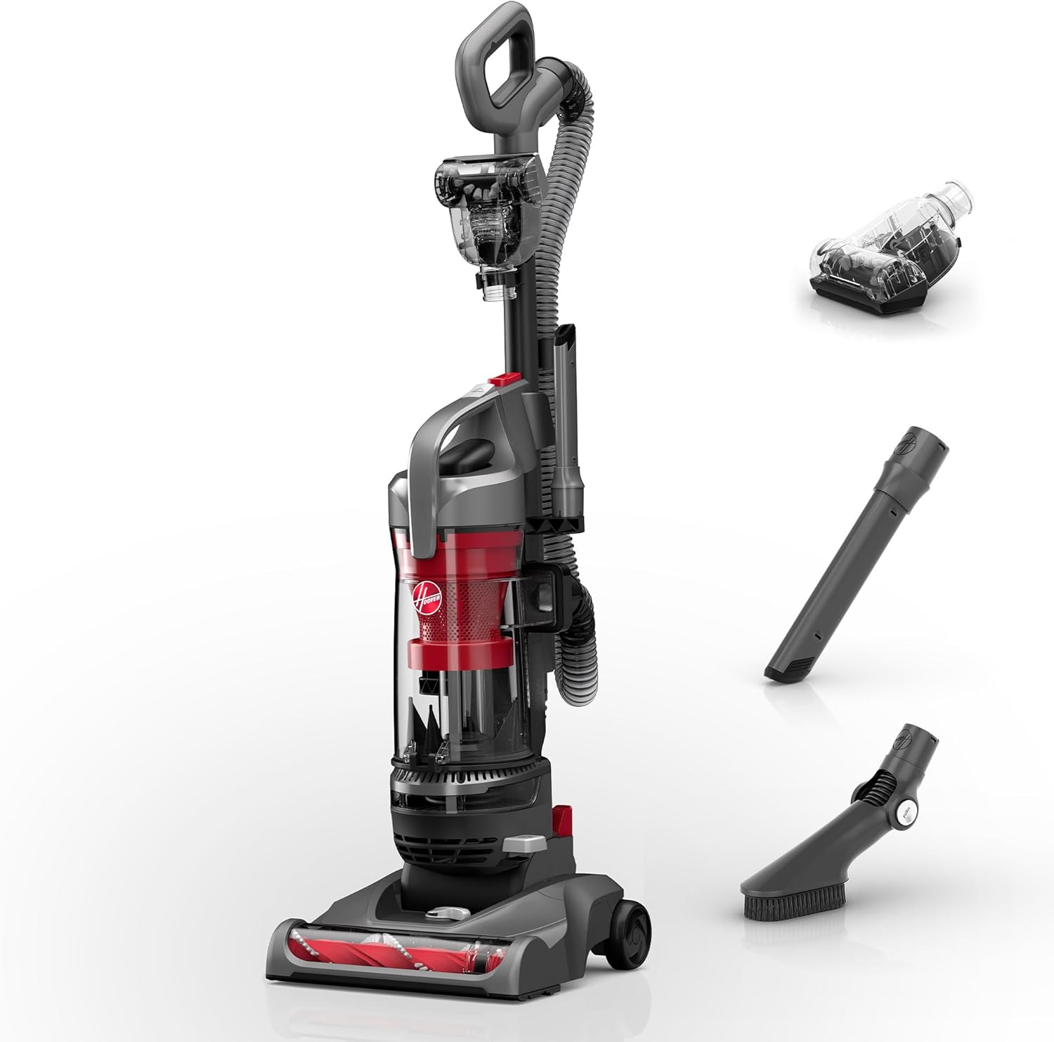 Hoover WindTunnel Cord Rewind Pro Bagless Vacuum Cleaner, Corded Upright Vacuum