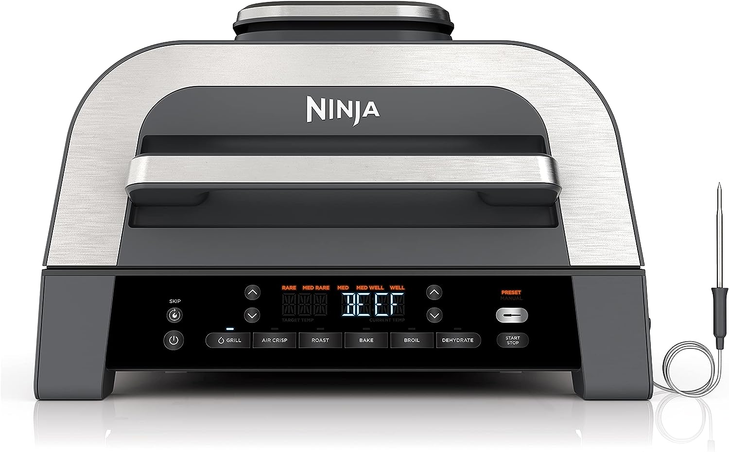 Ninja | Indoor Grill | Foodi | 5-in-1 (Grill, Air Fry, Roast, Bake, and - View 4
