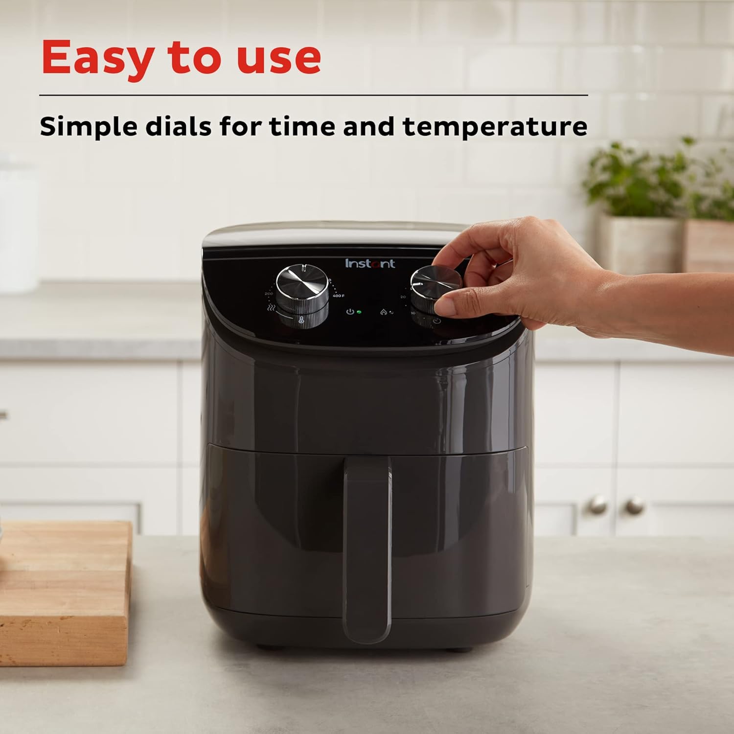 Instant Pot Essentials 4QT Air Fryer with EvenCrisp Technology that Crisps and - View 3