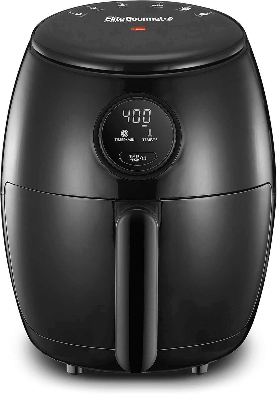 Elite Gourmet Compact 8.5Qt Air Fryer Oven - Mini Countertop Air Fryer with