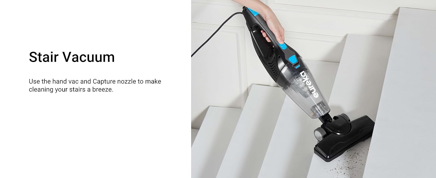 Eureka NES215A Blaze 3-in-1 Swivel Handheld & Stick Vacuum Cleaner, Blue detail 5