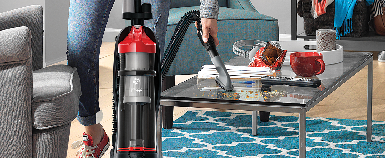 Dirt Devil Endura Lite Upright Bagless Vacuum Cleaner for Carpet and Hard Floor, Powerful, Lightweight, Corded Vacuum Cleaners for Home Use detail 7