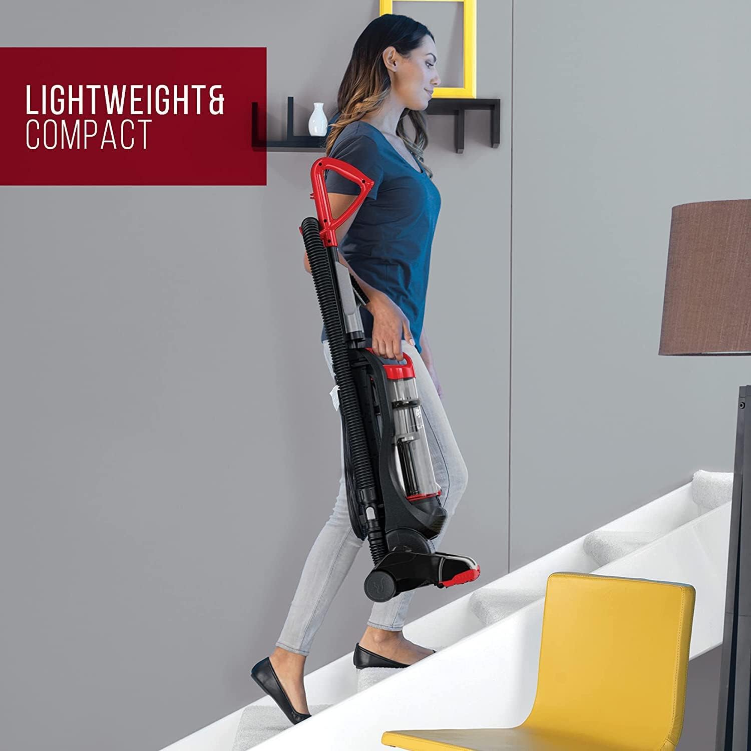Dirt Devil Endura Lite Upright Bagless Vacuum Cleaner for Carpet and Hard Floor, Powerful, Lightweight, Corded Vacuum Cleaners for Home Use detail 13