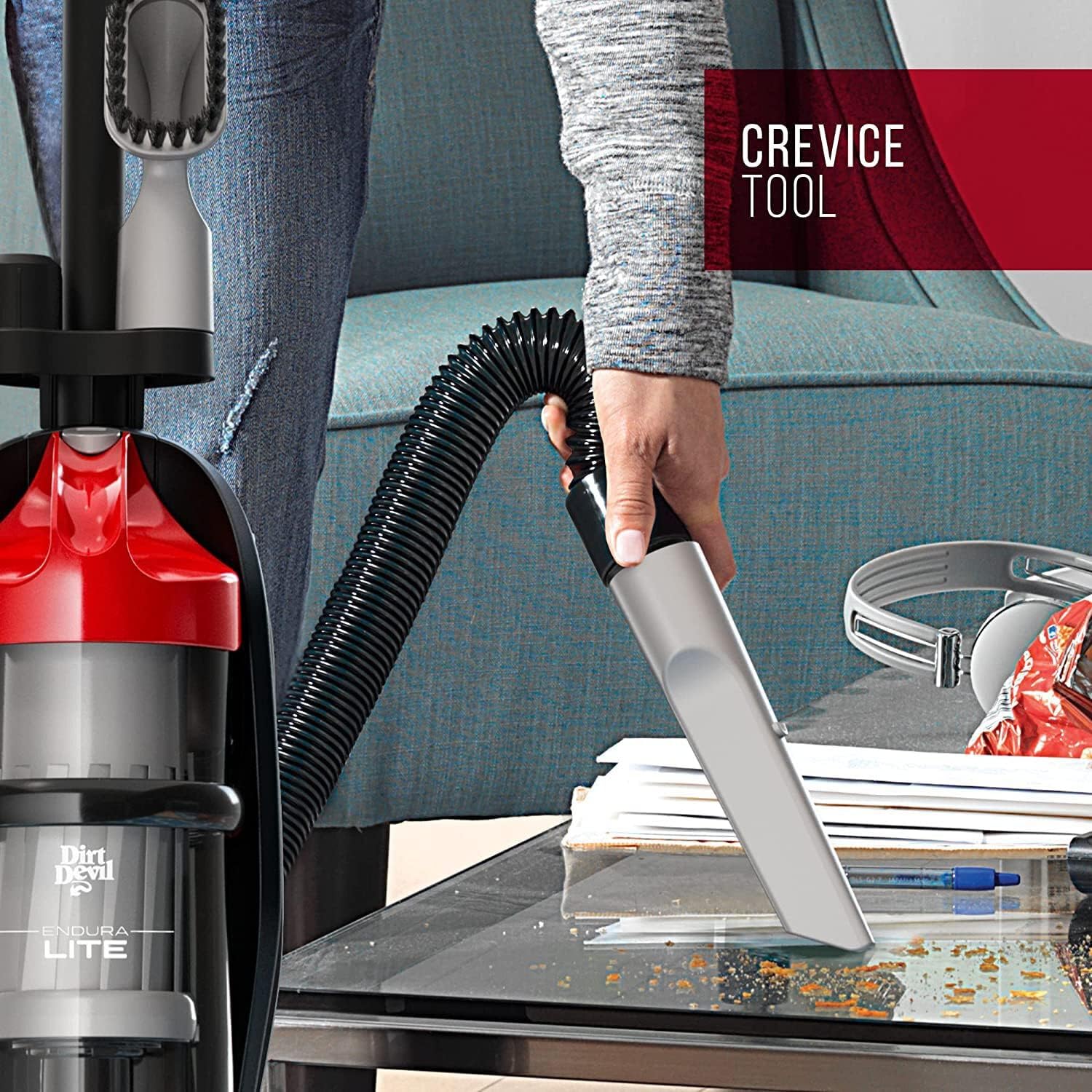 Dirt Devil Endura Lite Upright Bagless Vacuum Cleaner for Carpet and Hard Floor, Powerful, Lightweight, Corded Vacuum Cleaners for Home Use detail 17