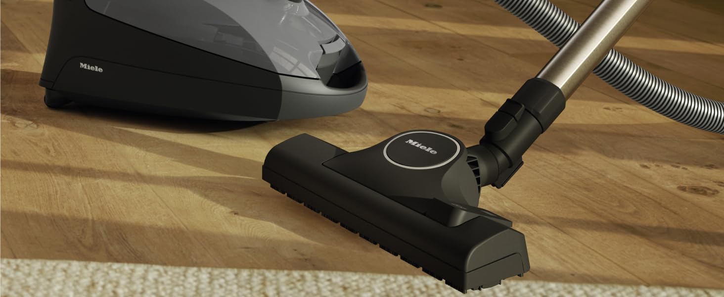 Miele Classic C1 Pure Suction Bagged Canister Vacuum, Graphite Grey - Portable, Household detail 2