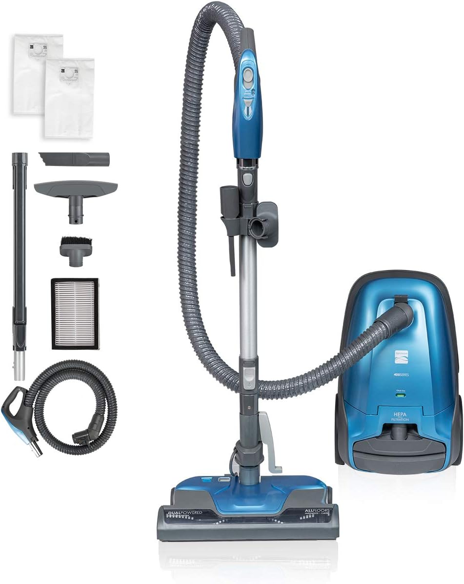 Kenmore 600 Series Pet Friendly Lightweight Bagged Canister Vacuum with Pet PowerMate, Pop-N-Go Brush, 2 Motors, HEPA Filter, Aluminum Telescoping Wand, Retractable Cord and 4 Cleaning Tools, Purple detail 12