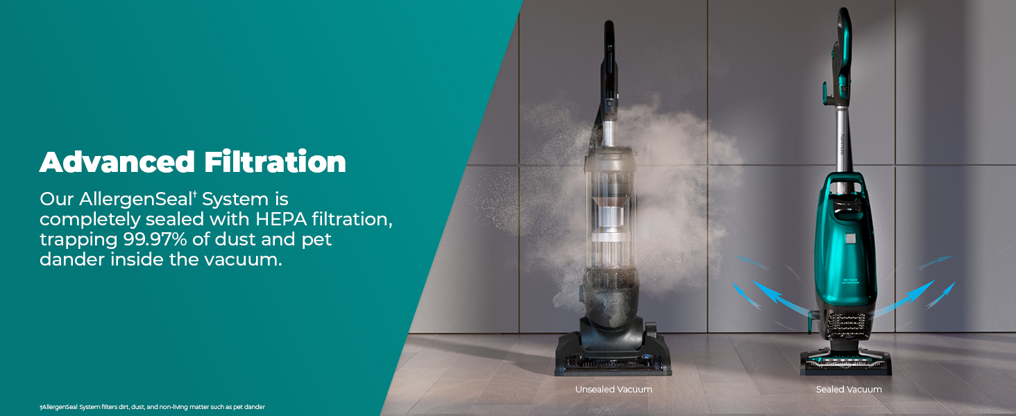 Kenmore Intuition Bagged Upright Vacuum Lift-Up Carpet Cleaner 2-Motor Power Suction with HEPA Filter, 3-in-1 Combination Tool, HandiMate for Floor, Pet Hair, 14pounds, Green detail 3