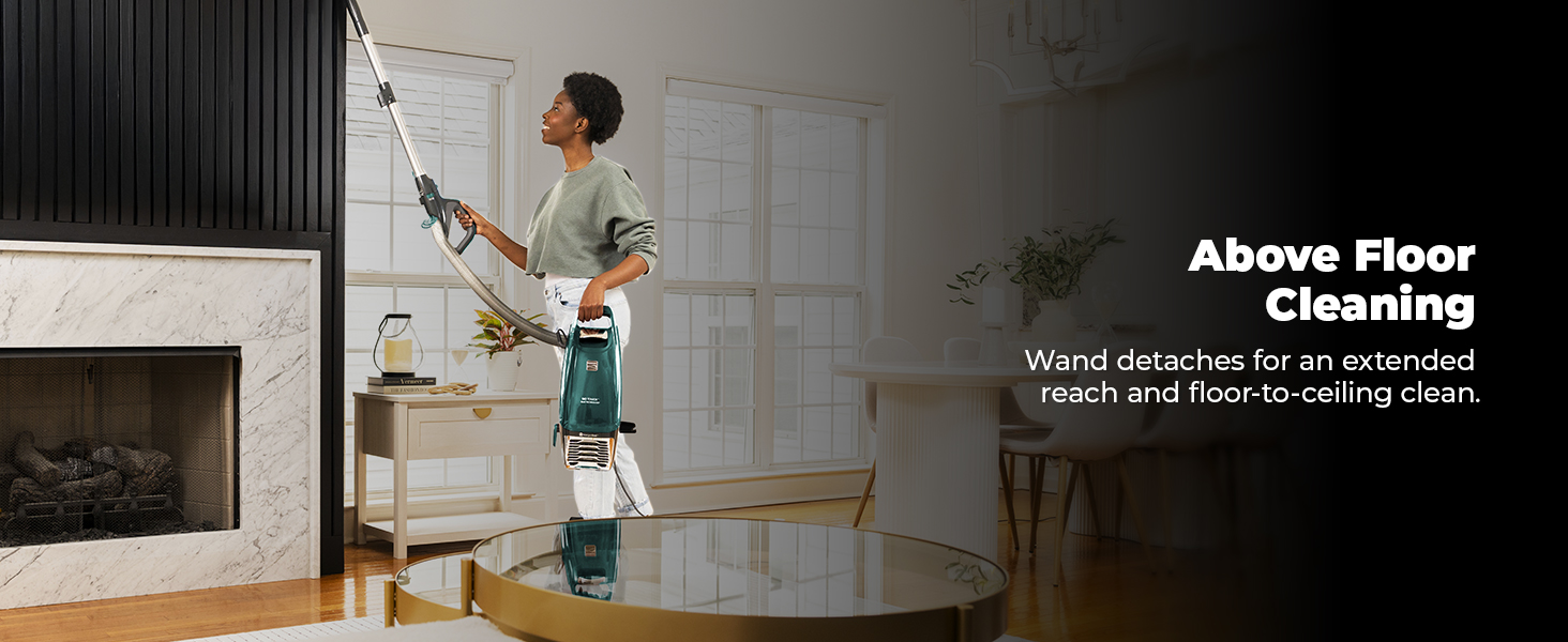 Kenmore Intuition Bagged Upright Vacuum Lift-Up Carpet Cleaner 2-Motor Power Suction with HEPA Filter, 3-in-1 Combination Tool, HandiMate for Floor, Pet Hair, 14pounds, Green detail 7