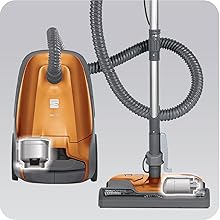 Kenmore 81214 200 Series Pet Friendly Lightweight Bagged Canister Vacuum with HEPA, 2 Motor System, and 3 Cleaning Tools-Orange detail 4