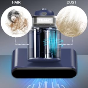 Teant Mattress Vacuum Bed Vacuum Cleaner with 253.7nm UV-C Light, Hyper Helix Motor with 16kPa Strong Suction & 33000 RPM/Min Tapping, HEPA Filter, 149℉ Heat & Ultrasonic & Anion for Bed and Pet. detail 4