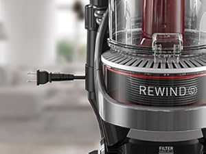 Hoover WindTunnel Cord Rewind Pro Bagless Vacuum Cleaner, Corded Upright Vacuum Cleaner for Carpet and Hard Floor, Automatic Cord Rewind, Corded Vacuum Cleaners for Home Use detail 2