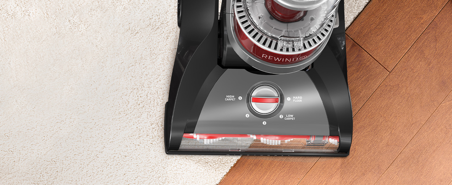 Hoover WindTunnel Cord Rewind Pro Bagless Vacuum Cleaner, Corded Upright Vacuum Cleaner for Carpet and Hard Floor, Automatic Cord Rewind, Corded Vacuum Cleaners for Home Use detail 8