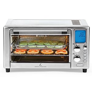 Emeril Lagasse Everyday 360 Stainless Steel Air Fryer, 360° Quick Cook Technology, XL capacity, 9-in-1, 12 Pre-Set Cooking Functions including Bake, Rotisserie, Broil, Pizza, Slow Cook, Toaster detail 5