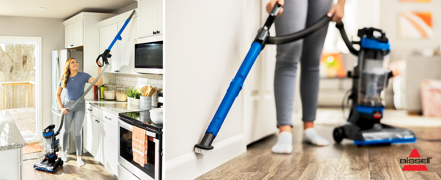 Bissell CleanView Upright Vacuum with Active Extension Wand, XL 2L Dirt Tank Capacity, Powerful Suction & OnePass Technology for Carpets & Hard Floors, 3536 detail 1