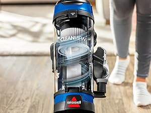 Bissell CleanView Upright Vacuum with Active Extension Wand, XL 2L Dirt Tank Capacity, Powerful Suction & OnePass Technology for Carpets & Hard Floors, 3536 detail 5