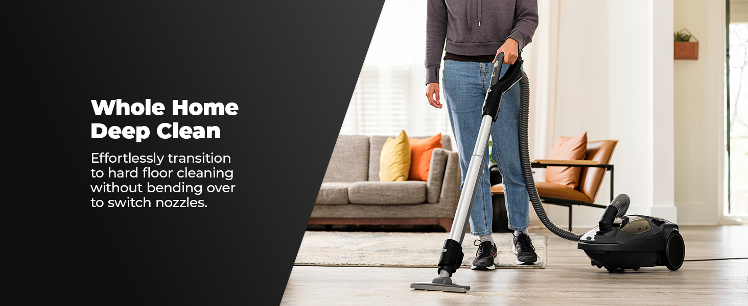 Kenmore BC4039 600 Series Pet Friendly Bagged Canister Vacuum with POP-N-GO, Pet PowerMate, Hair Eliminator Brushroll, HEPA Filter, Performance Indicator, Extended Reach and Auto Cord Rewind detail 8
