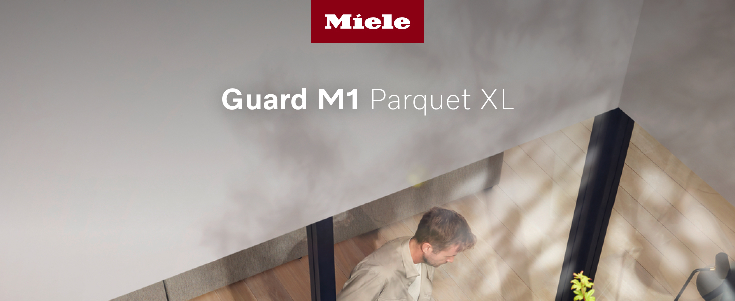 NEW Miele Guard M1 Parquet XL Hard Floor Bagged Canister Vacuum Cleaner with High Suction Power, Designed for Special Care of Hard Floors and Low-Pile Carpet, in Brilliant White detail 1