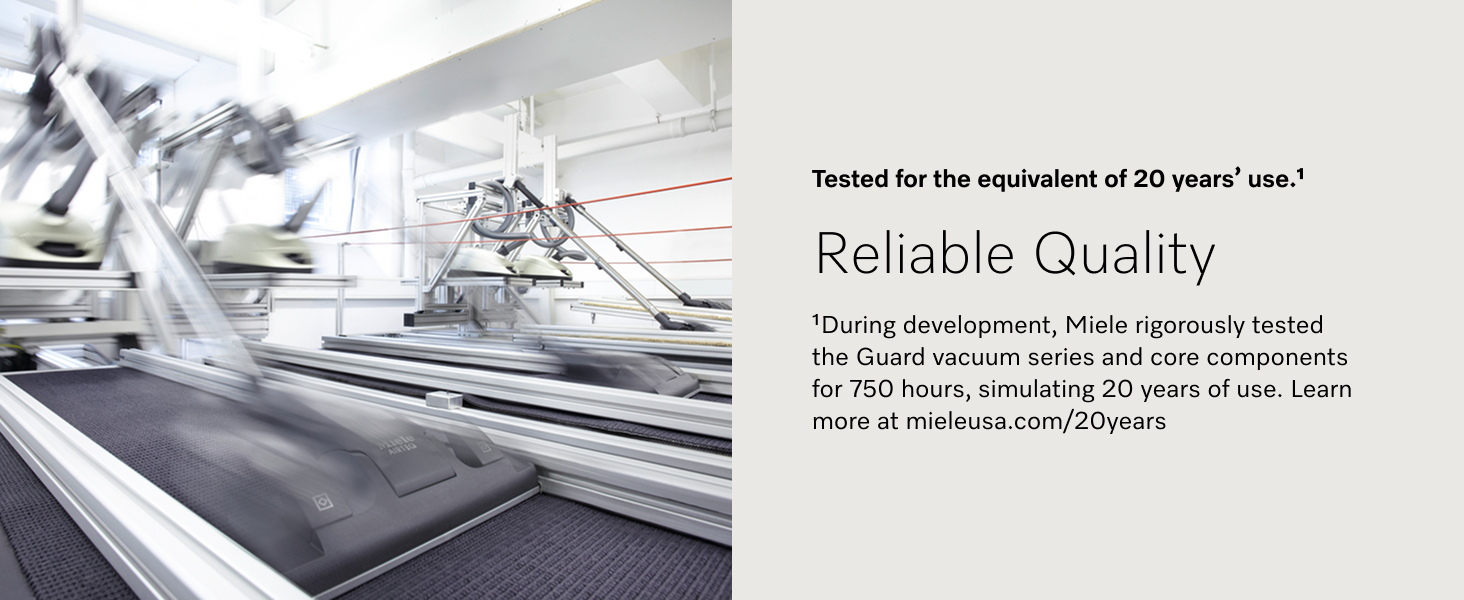 NEW Miele Guard M1 Parquet XL Hard Floor Bagged Canister Vacuum Cleaner with High Suction Power, Designed for Special Care of Hard Floors and Low-Pile Carpet, in Brilliant White detail 9