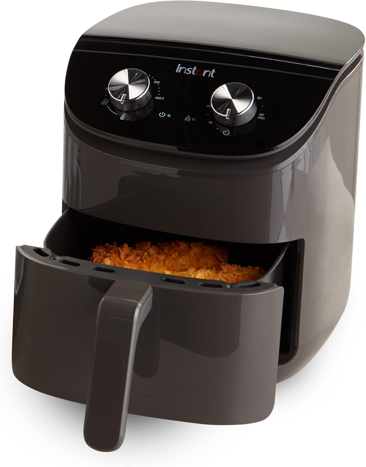 Instant Pot Essentials 4QT Air Fryer with EvenCrisp Technology that Crisps and Reheats, Easily Adjust Time & Temperature For Quick Meals, 100+ In-App Recipes, from the Makers of Instant Pot, Black detail 2