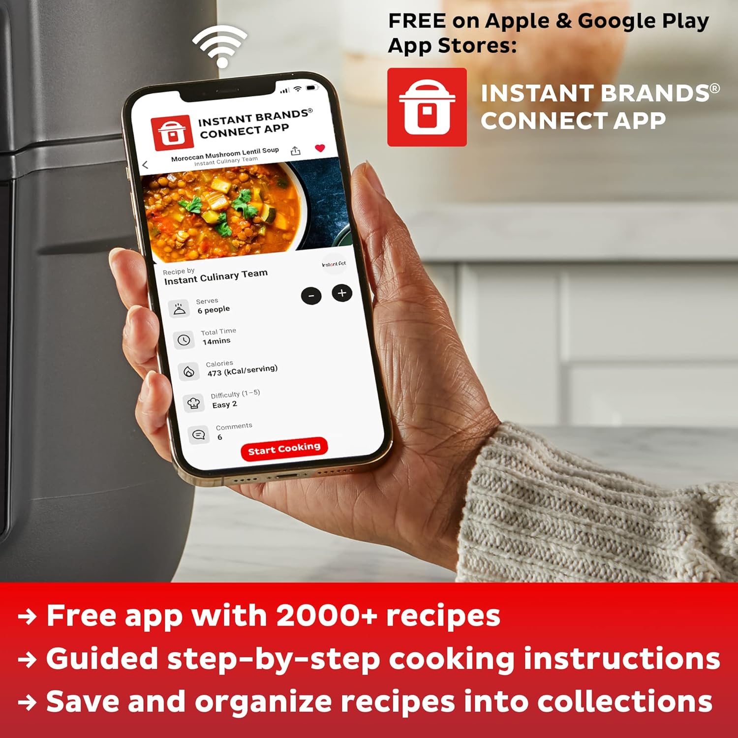 Instant Pot Essentials 4QT Air Fryer with EvenCrisp Technology that Crisps and Reheats, Easily Adjust Time & Temperature For Quick Meals, 100+ In-App Recipes, from the Makers of Instant Pot, Black detail 9