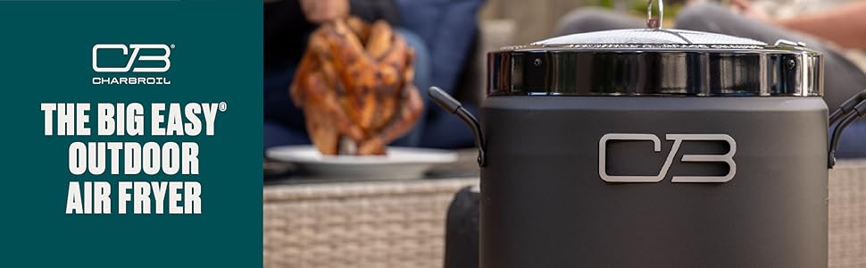 Charbroil The Big Easy Oil-Less Turkey Fryer | Outdoor Air Fryer | Propane Cooker, Black - 24102165 detail 1