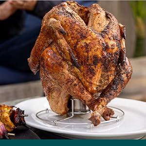 Charbroil The Big Easy Oil-Less Turkey Fryer | Outdoor Air Fryer | Propane Cooker, Black - 24102165 detail 3