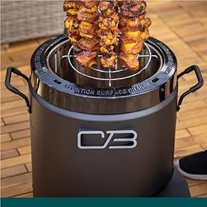 Charbroil The Big Easy Oil-Less Turkey Fryer | Outdoor Air Fryer | Propane Cooker, Black - 24102165 detail 5