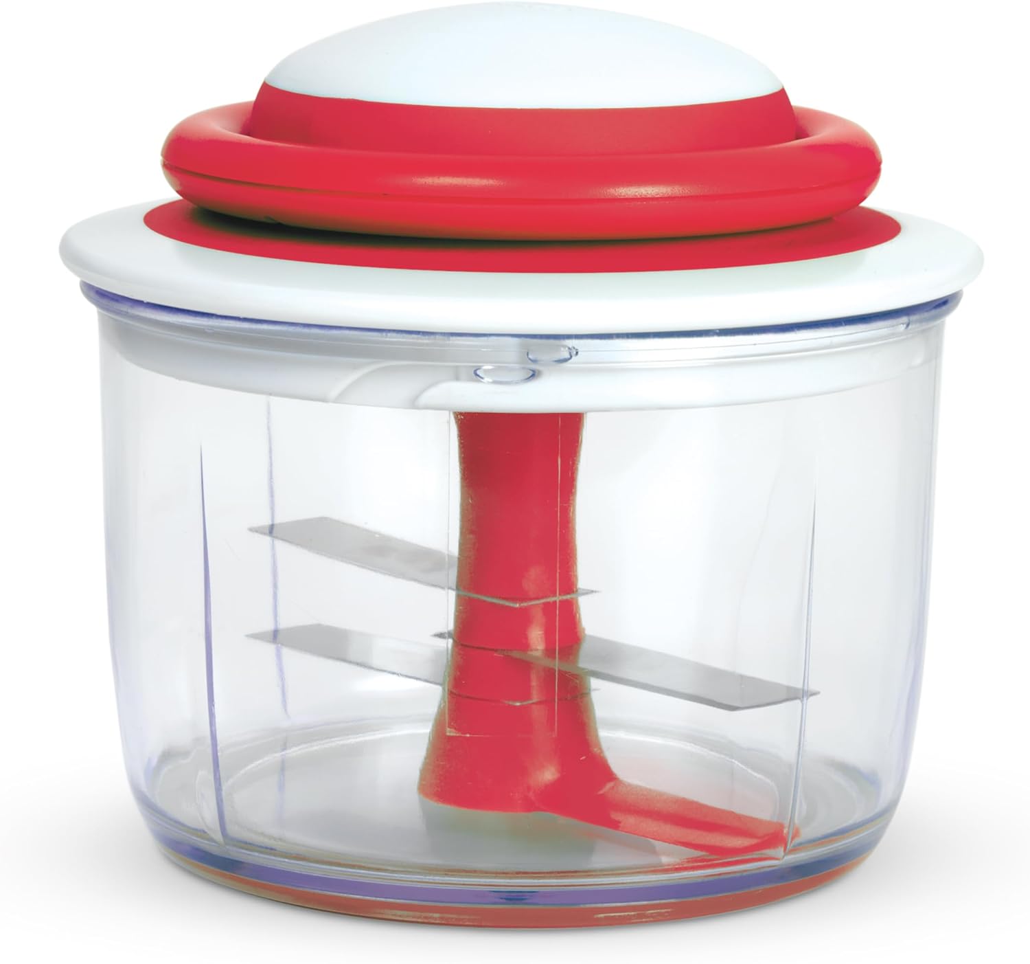 Chef'n VeggiChop Hand-Powered Food Chopper (Arugula), 5.5" x 5.5" x 5" - View 2