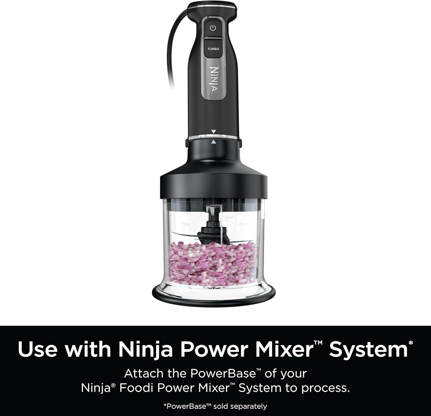 Ninja Foodi Power Chopper 3-Cup Food Processor Bowl Accessory | Compatible with - View 3