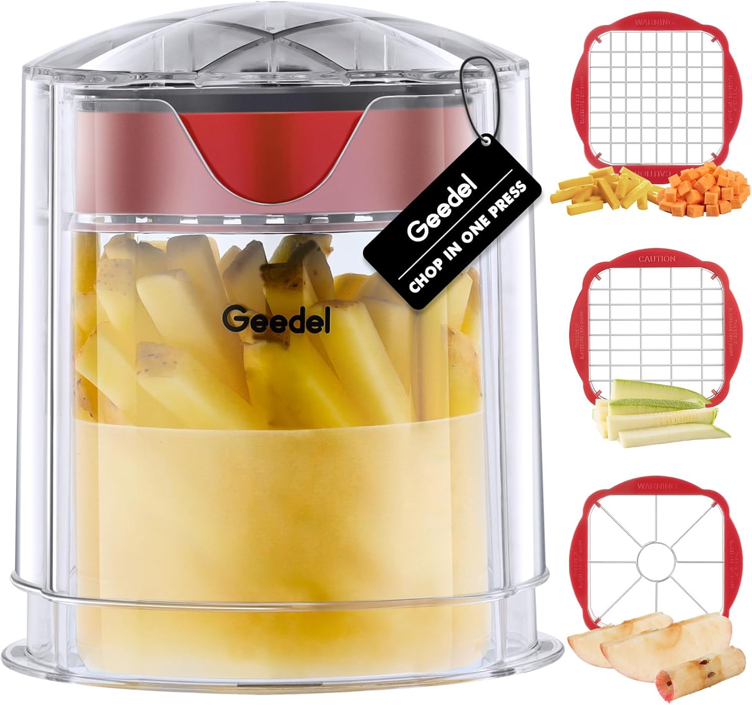 French Fry Cutter, Professional Home Style Onion Chopper, Vegetable Chopper
