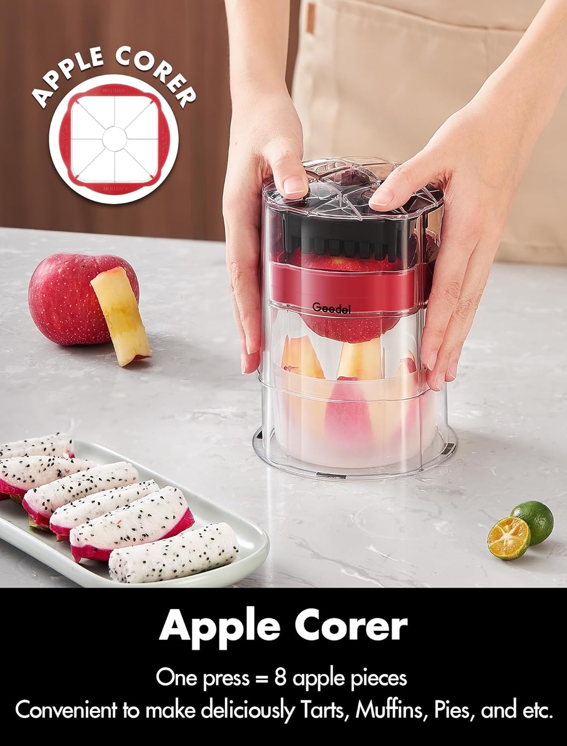 French Fry Cutter, Professional Home Style Onion Chopper, Vegetable Chopper - View 3