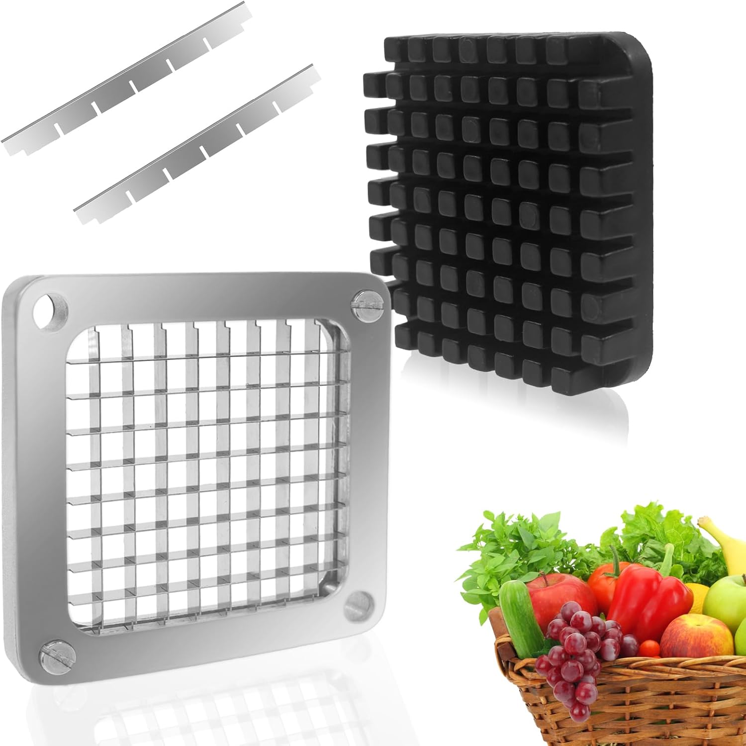 2Pcs 1/4''Replacement Chopper Blade, Commercial Vegetable Chopper Dicer - View 2