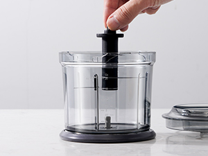 Food Processor 4 Cup, Electric Food Chopper, Small but PowerfulMeat Grinder with 2 Bowls, 2 Speed & 4 Blades for Vegetable, Meat, Nuts, Functions for Chopping, Dicing, Mixing and Puree detail 8