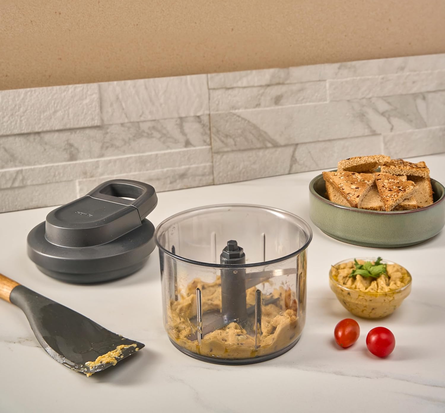 Zyliss Easy Pull Food Chopper and Manual Food Processor - Hand-Held Slicer & Dicer for Fruits & Vegetables - Easy Pull Manual Food Chopper - Cooking Gadgets & Kitchen Essentials - Easy Pull 3.0 detail 7