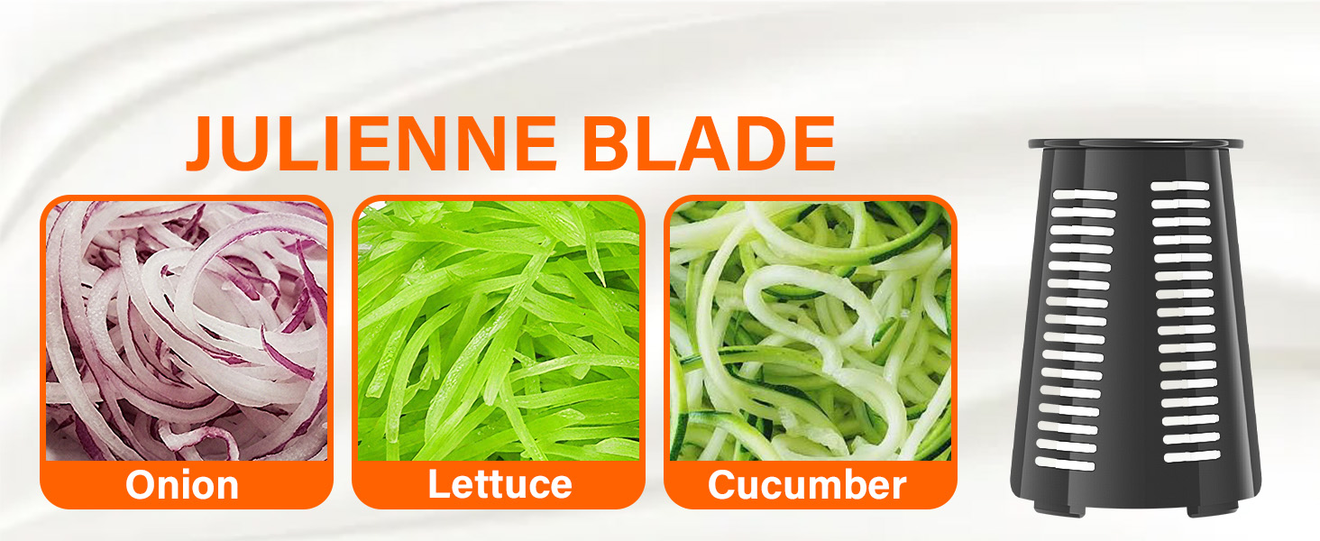 5 Blades Rotary Cheese Grater Hand Crank Vegetable Chopper Shredder Spiralizer Slicer Mandoline for Vegetable & Cheese & Fruit, Food Chopper for Kitchen with Blades Storage Box & Suction Base (Black) detail 6