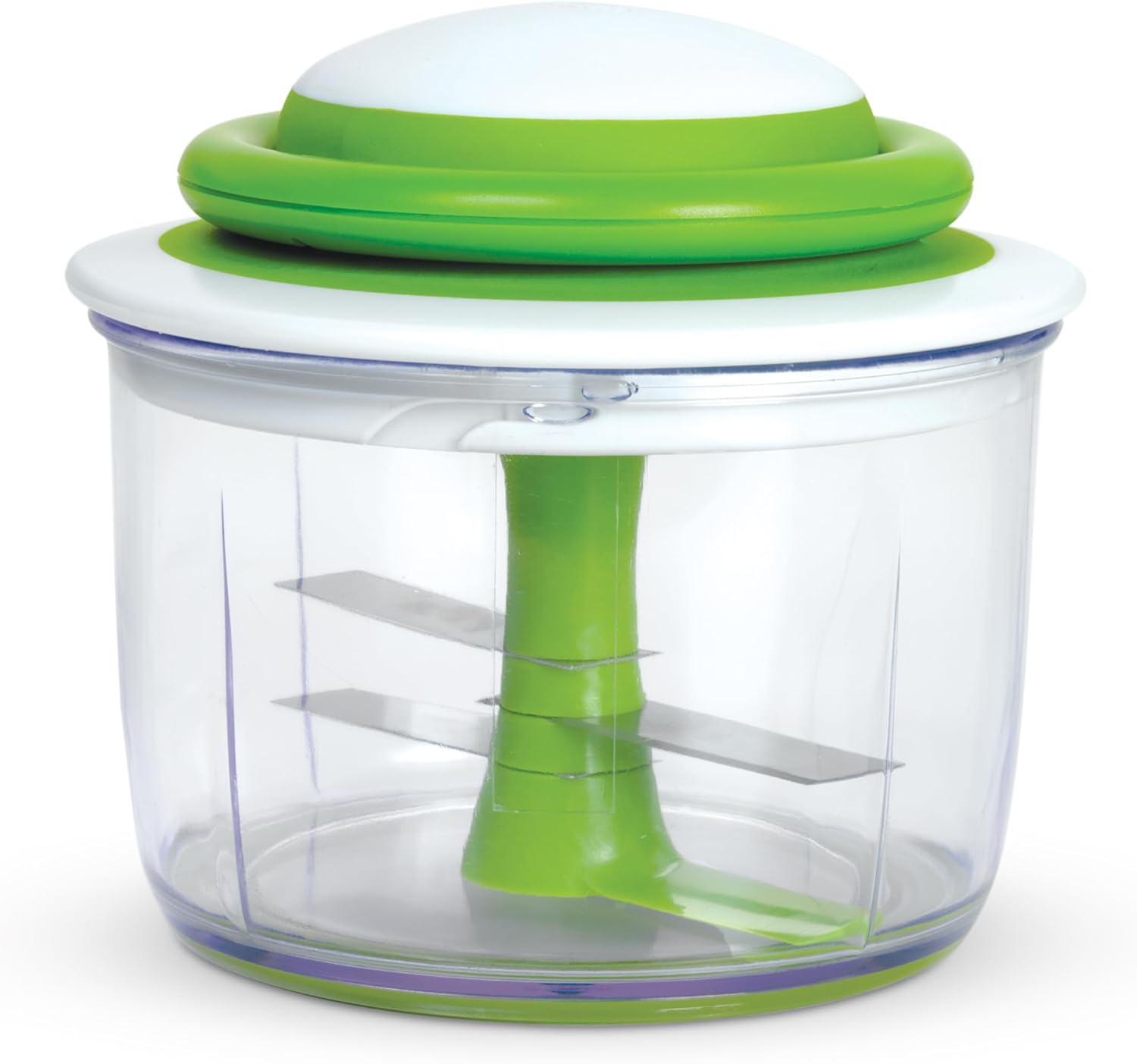 Chef'n VeggiChop Hand-Powered Food Chopper (Arugula), 5.5" x 5.5" x 5" detail 6