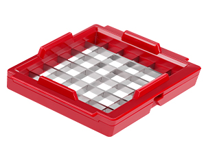 Geedel Vegetable Chopper, Onion Chopper Pro Food Chopper, Kitchen Vegetable Slicer Dicer Cutter Grater, Veggie Chopper with container for Salad Onion Potato Carrot (4 in 1, Red) detail 7