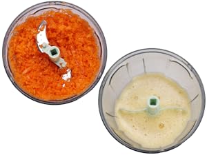 Brieftons Salad Spinner and Chopper: Large 6.3-Quart Lettuce Greens Vegetable Washer Dryer, with Bonus 0.95-Quart Veggie Chopper Mixer, Compact Storage, Easy Push Operation for Quick Veggie Prepping detail 12