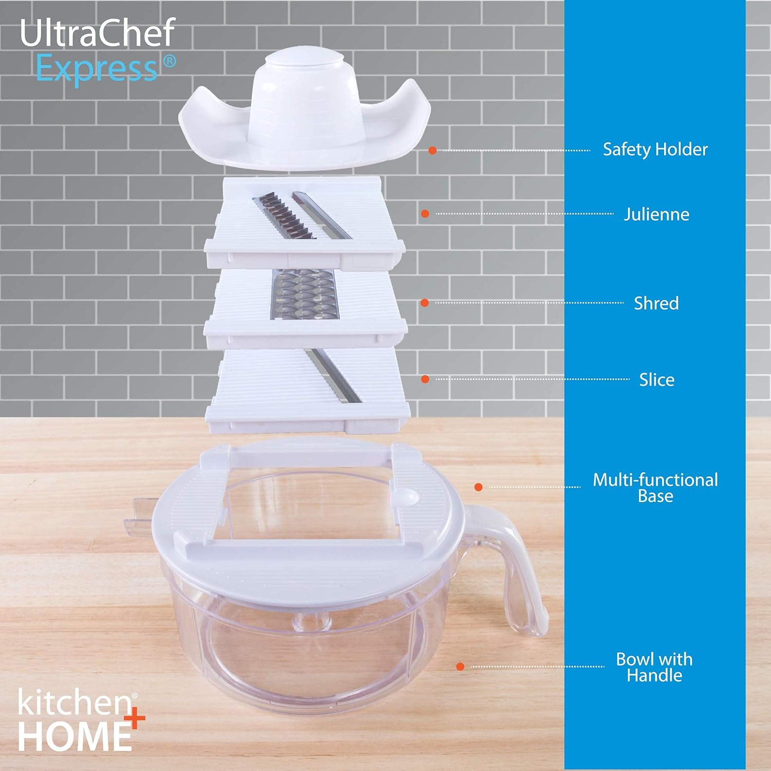 7 in 1 Food Chopper - As Seen on TV Manual Food Processor detail 11